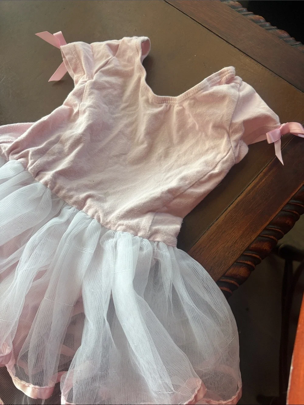 Ruffle Butts Pink and White Tulle Dance Costume